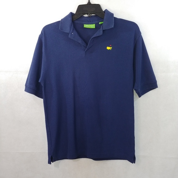 Master's Collection Navy Polo Shirt Sz M (12/14) - Picture 1 of 6